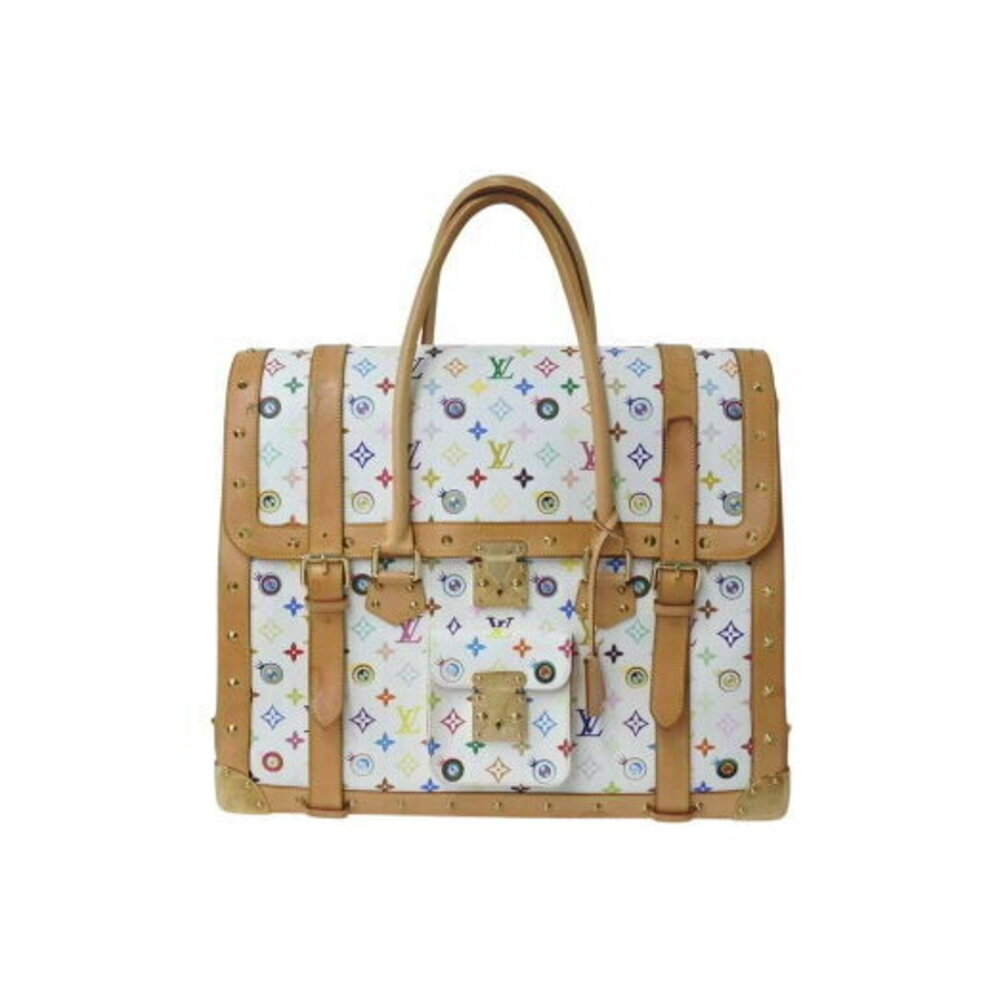Louis Vuitton Takashi Murakami Sac Giantetic Bag Blanc White Multicolor